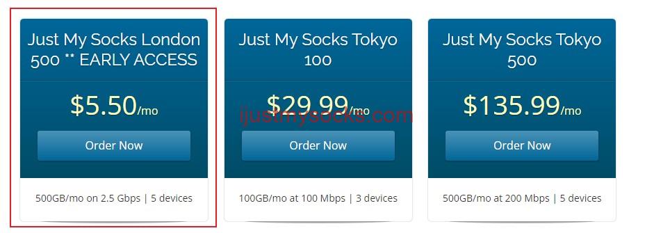 Just My Socks 英国伦敦方案
